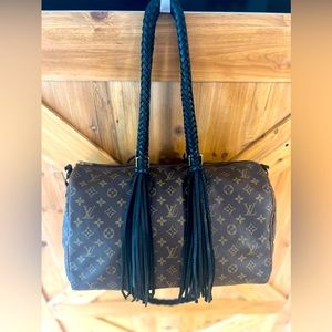 Louis Vuitton Speedy 40 Braided & Fringed